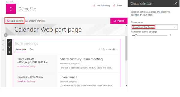 SharePoint Online Group Calendar Web Part Tutorial - ESPC Conference, 2024