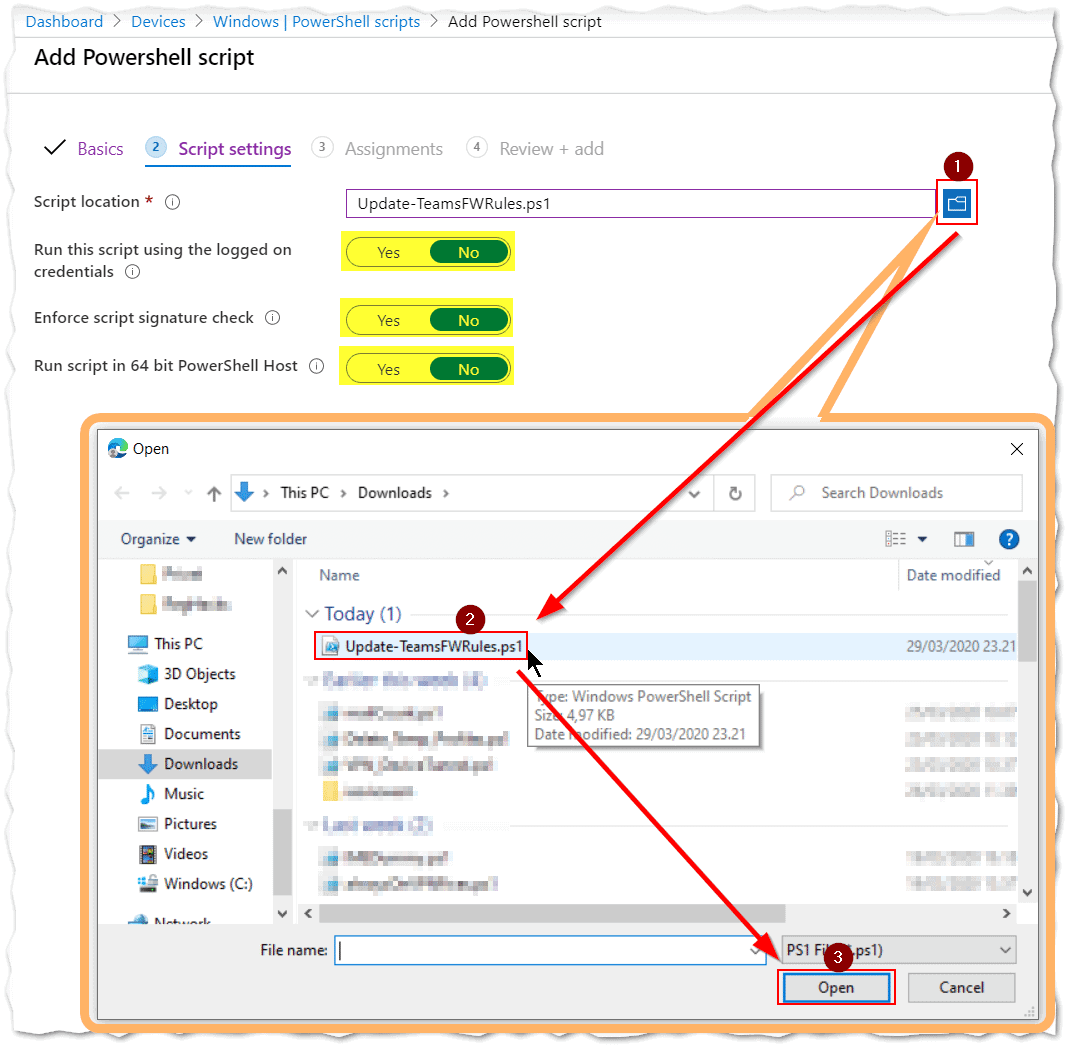 Managing Microsoft Teams Firewall requirements with Intune ESPC