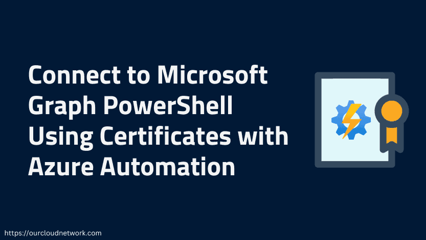Connect to Microsoft Graph PowerShell Using Certificates with Azure Automation