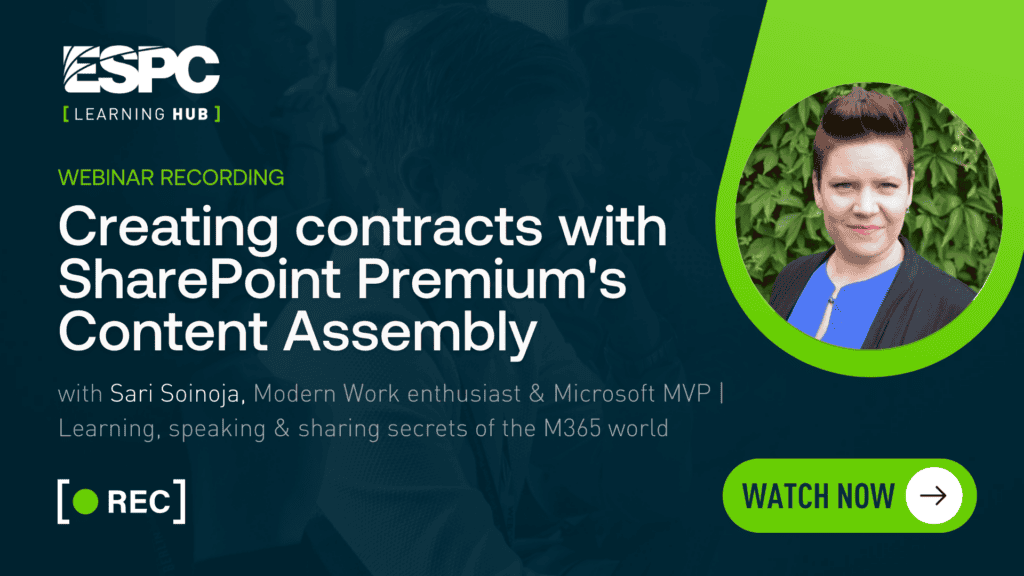 Creating contracts with SharePoint Premium’s Content Assembly